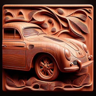 3D модель Порше 356 (STL)